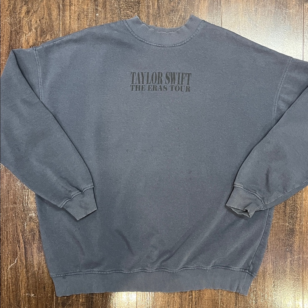 The Eras Tour Authentic Blue Crewneck Sweatshirt Taylor Swift 2023 Small